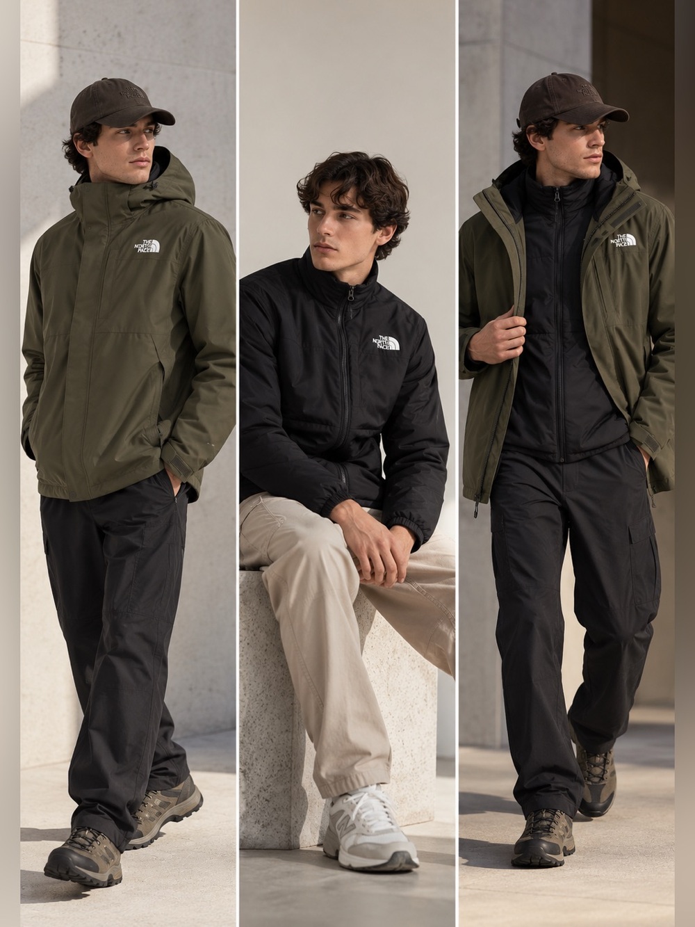North face Men’s Carto Triclimate® Jacket in smoky brown size X-Large